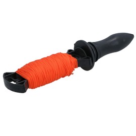 50m Builder Garden Orange Nylon Brick Line String on Rotating Reel TE657