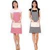 Cotton Canvas Women's Apronwith Pocket Kitchen Cooking Aprons for Women