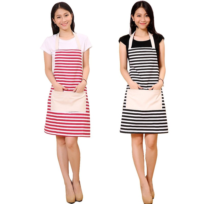 Cotton Canvas Women's Apronwith Pocket Kitchen Cooking Aprons for Women