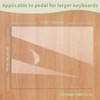 Non-Slip Piano Sustain Pedal Mat – Premium Clear Keyboard Sustain