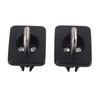 2pcs Stainless Steel Bull Ring Truck Bed Side Tie Down