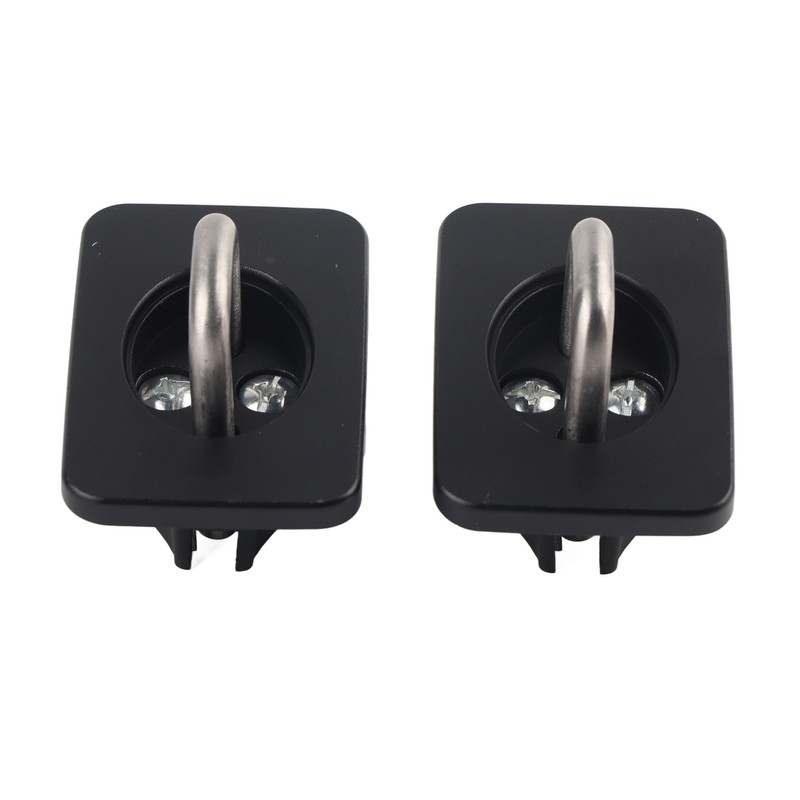 2pcs Stainless Steel Bull Ring Truck Bed Side Tie Down