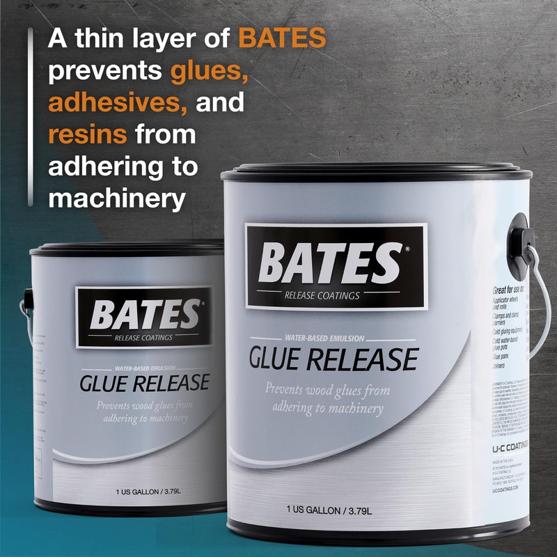 Bates Glue Release & Boothcoating - A Temporary Water-Based, Emulsion