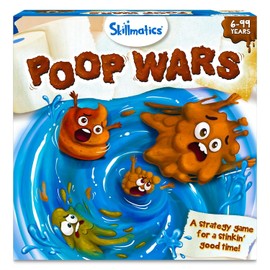 Skillmatics Card Game - Poop Wars, Fun & Fast-paced Game of Strategy, Party Game for Kids, Girls & Boys Ages 6, 7, 8, 9 & Up