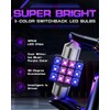 AULUXE 31mm CAN-Bus LED Festoon Bulbs (DE3175/DE3021) - Cool White/Ice