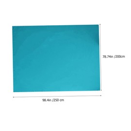 LABRIMP 1PC Blue Photography Background Cloth Non Reflective Pure Color Backdrop for Durable Studio Accessory with Hooks for Home and Professional Use