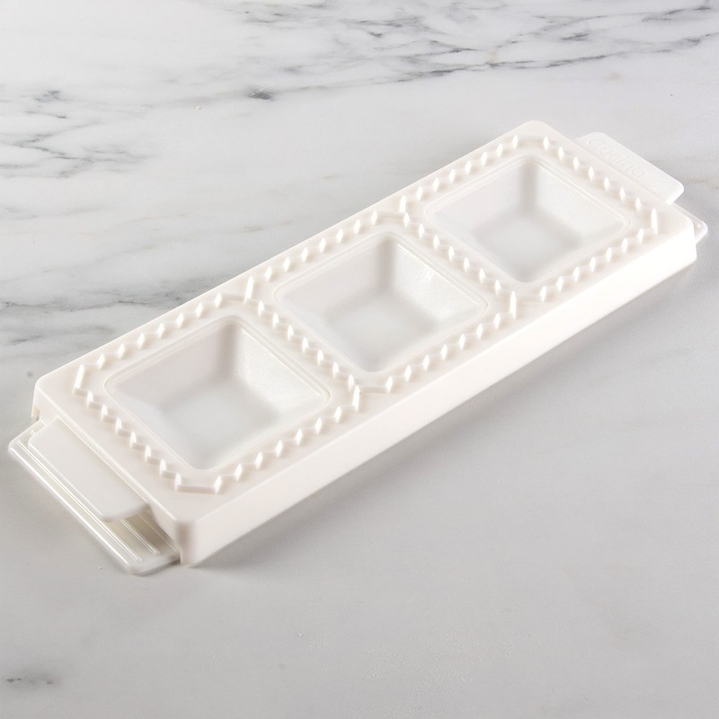 Jumbo Square 2" Ravioli Molds- Homemade Filled Pasta Maker- 2