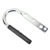 Trailer Coupler Lift Handle Galvanized Steel Rubber Tongue Handle for