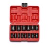 MIXPOWER 14 Pieces 1/2-Inch Drive Shallow Impact Socket Set, 3/8-Inch