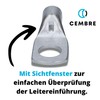 Cembre A7-M12 Tube Cable Lug 35 mm² M12 Uninsulated Tin-Plated