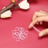 ONLYKXY 100 Pieces 10mm ID 12mm OD Clear Silicone Cable