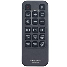 AKB74815396 Replacement Remote fit for LG Sound Bar SJ4R SJ3 SJ4 SJ4Y DJ4Y-S SH3B SH4Y SPJ4BW S65S3S SJ4Y-S SK4D SPH3BW SPJ4S SPH3B-W SPJ4-SLASC47 SPJ4B-W S65S3-S DJ4YS SJ4YS