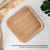 Wood Salad Bowl Square Thicked Simple Food Rice Salad Bowl