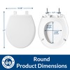 BEMIS 790TDGSL Commercial Heavy Duty Closed Front Toilet Seat with