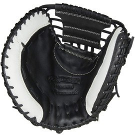 Pro Mark PCMS-4821WRH General Purpose Softball Catcher Mitt RH (Left Throw) Black x White