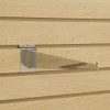 Only Hangers Shelf Brackets for Slatwall, 12", Chrome (Pack of