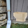 VYH 3x4 to 2x3 Gutter Downspout, Downspout to Downspout Adapter