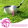 Debbery 100 Golf Tees Plastic, 57mm Pink Castle Tees Golf,