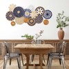 Xuhal 15 Pcs Boho Wall Basket Decor Handcrafted Seagrass Woven