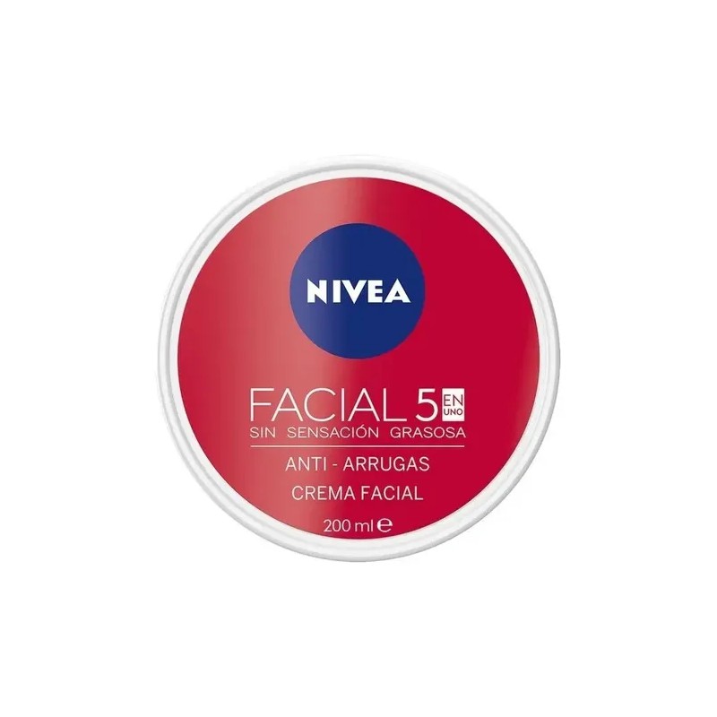 Crema Facial Nivea Antiarrugas 5en1 Antioxidante 200