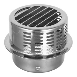 TEHAUX Stainless Steel Vent Hood Cover for Outdoor and Indoor Use Rainwater Protection Improved Air Circulation Easy Installation Durable Exhaust Grille for Kitchen and Bathroom