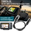 720074-12 AS EC QDE Ethernet Adapter Cable Suitable for Humminbird