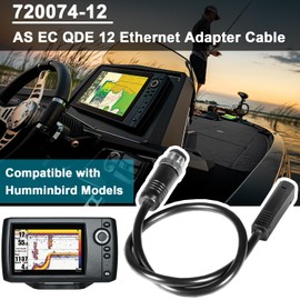 720074-12 AS EC QDE Ethernet Adapter Cable Suitable for Humminbird Fish Finders Helix 7 G2N & G3N Models, All Helix 8, Helix 9, Helix 10, Helix 12 and Helix 15 Models