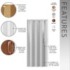 PVC Foldable Accordion Doors or Privacy Room Divider for Internal