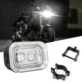 OPPBUY 4 ''LED Headlight Cool White Motorcycle LED Headlight with DRL Hi/Lo Beam LED Driving Light 12V Waterproof LED Headlight for Motorcycle UTV Truck Vehicles Car(1 Pack)-1 Year Warranty