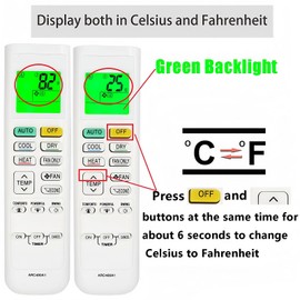 Replacement Remote Control for Daikin Air Conditioner Remote Controller ARC480A12 ARC480A13 ARC480A14 ARC480A15 ARC480A16 ARC480A17 ARC480A18 ARC480A19 ARC480A20 ARC480A21(Fahrenheit and Celsius)