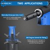 VORXEON Self Suction Pneumatic Rivet Gun Kit 3/32" - 1/4"