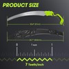 DNA MOTORING 15.5in Hand Pruning Saw, Hand-Held Garden Saw, Curved