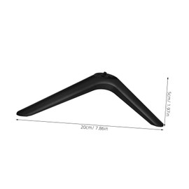 CIYODO 1 Pair Universal Tv Stand Base Legs Double Hole Plastic Feet for Tv Unit Adjustable Tv Legs Replacement for Tabletop Tvs