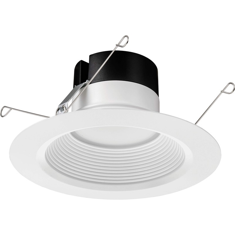 Juno E Series 5"/6" LED Ceiling Light, Baffle Trim Recessed