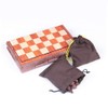Kosun Chess Set Magnetic Wood Grain Folding Chess Board with