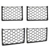 4pcs Campervan Storage Nets Large Size Car Elastic String Mesh