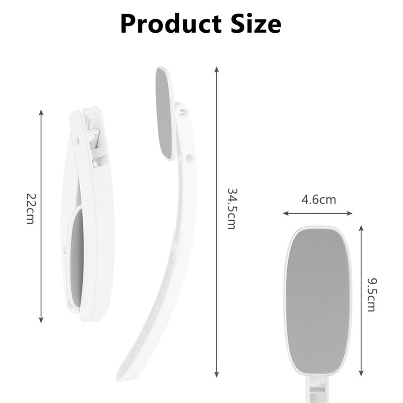 Lotion Applicator for Back, Foldable Back Cream Applicator, Detachable Long