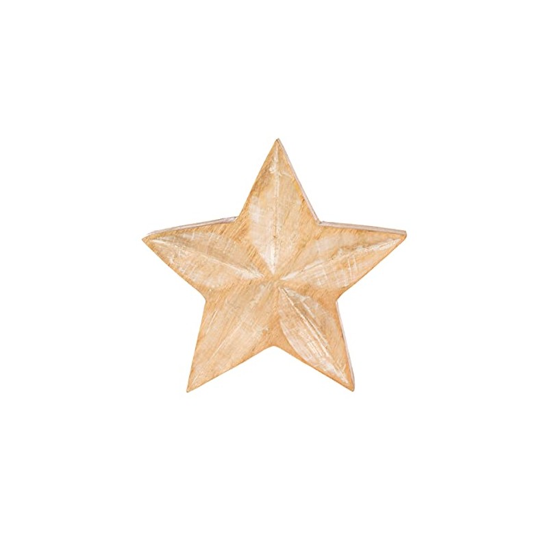 Sass & Belle Whitewashed Standing Star Medium