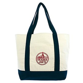 Trader Joe's White Eco Bag, white