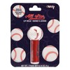 iscream Sport-Tastic Baseball Softball Shaped Vanilla Scented Lip Balm