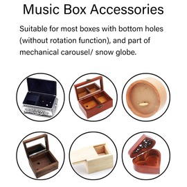 Music Box Mechanism, Wind Up Music Box Mechanism, DIY Music Box Parts Replacement Accessories (You are My Sunshine)