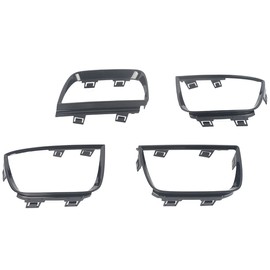 KARPAL Tail Light Bezel Cover Compatible With 2010-2013 Chevy Camaro LT LS SS Glossy Black 92199773 92199774