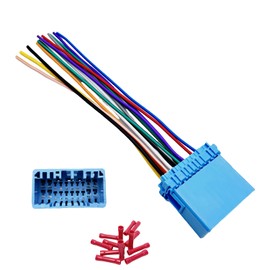 20Pin Car Radio Wiring Harness for Honda 1998-2010 Acura 1999-2008 Aftermarket Car Stereo Wiring Harness Connector for Accord Civic CR-V Odyssey Integra Car Stereo Radio Wiring Harness Cable Install