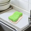 Double Layer Draining Soap Dish, Plastic Dishwashing Sponge Soap Holder