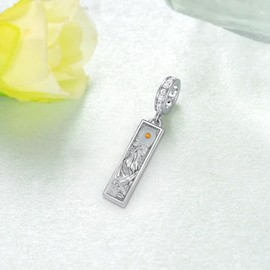 Zunxinsan Mustard Seed Charms 925 Sterling Silver Faith Mustard Seed Charms For Women Christian Jewelry Gift For Women