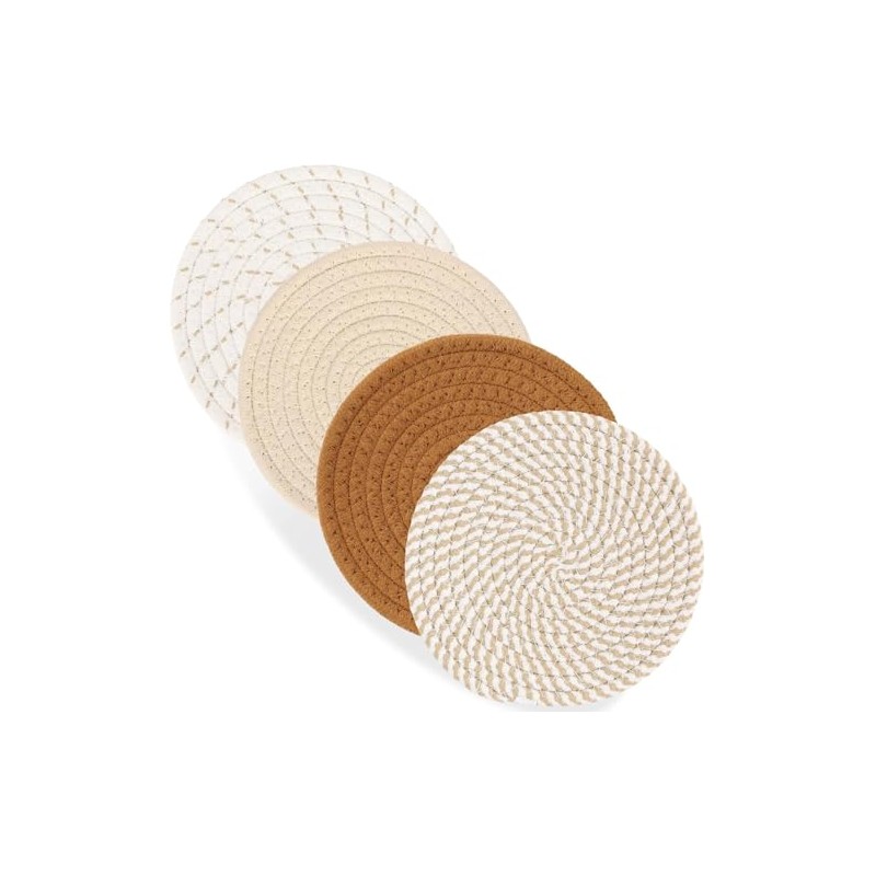 Kitchen Pot Holder for Hot Dishes, 4 Heat Resistant Pot