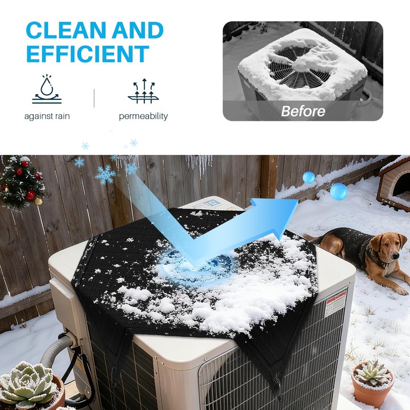 Patio Air Conditioner Cover for Outside Units, 28" x 28"