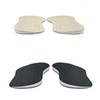 2 Pair Leather O/X Leg Orthopedic Insoles Heel Inserts Lift