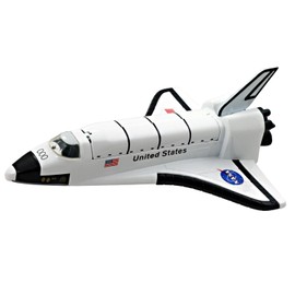 Planes 7" Die-cast Metal Space Shuttle with Pull Back n Go Action.