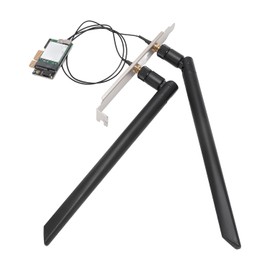Tarjeta de Red Inalámbrica 5G,Tarjeta Adaptadora WiFi con Interfaz PCIe Bluetooth4.0,Tarjeta de Red Inalámbrica de Escritorio de Doble Banda 802.11A G N AC para PC con